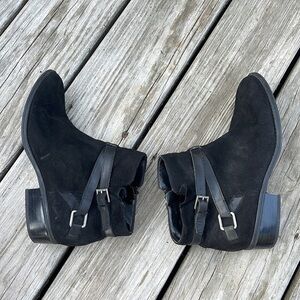 Ralph Lauren black ankle boots